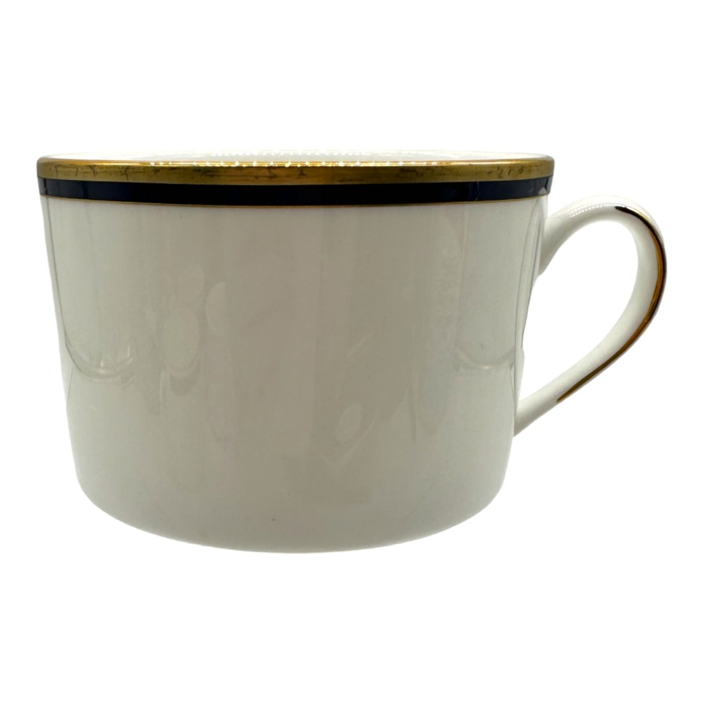 Kate Spade Lenox Library Lane Navy Teacup Cup White Gold Bone China Replacement - Picture 5 of 11